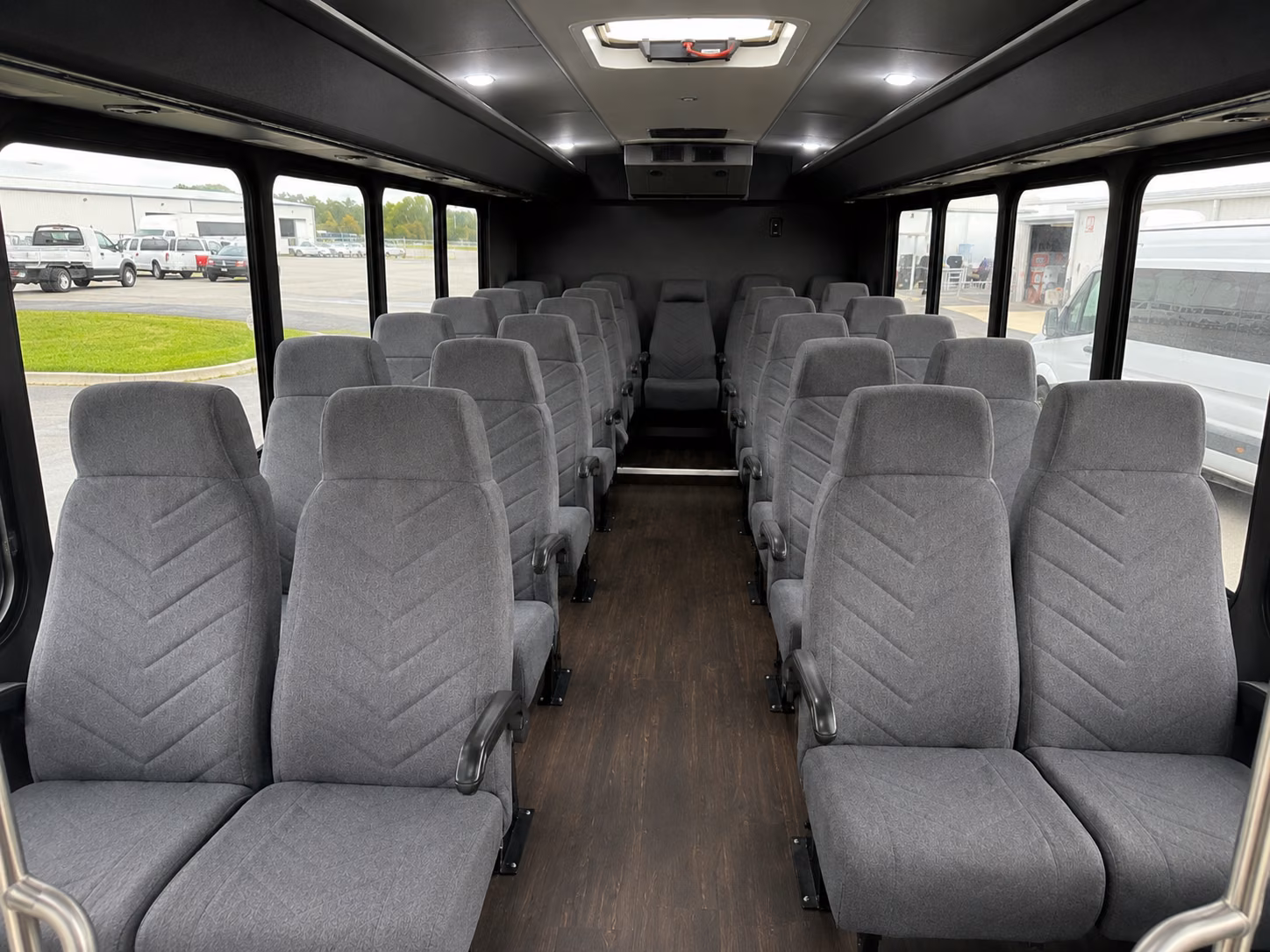 15 passenger minibus interior