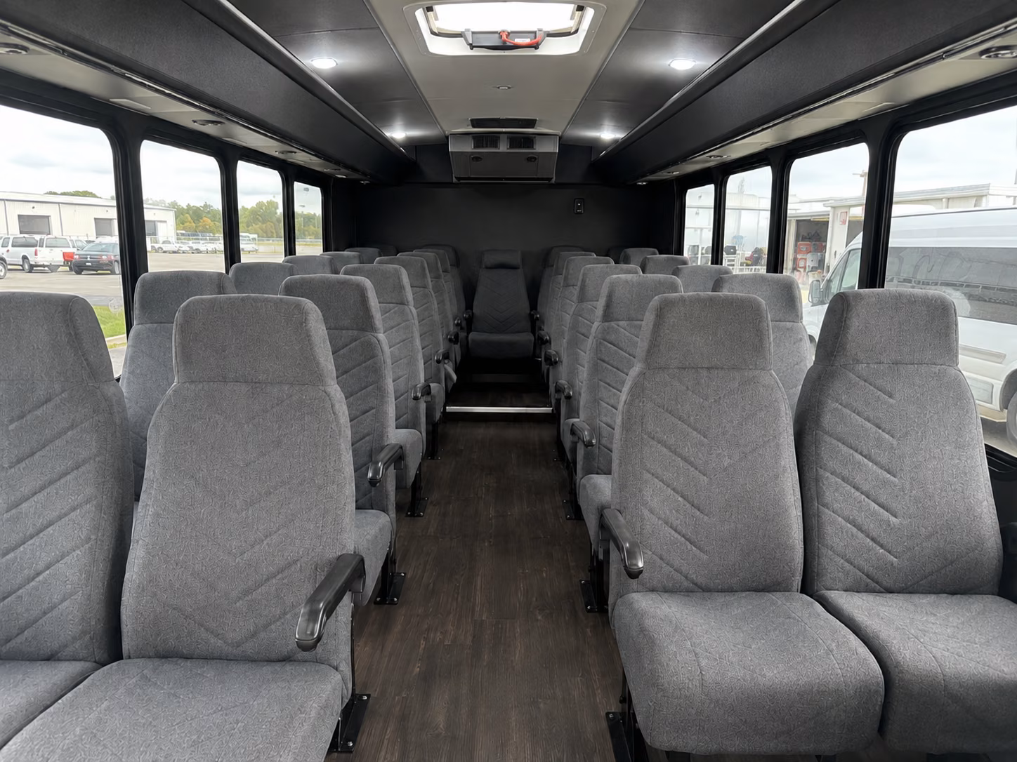18 passenger minibus interior