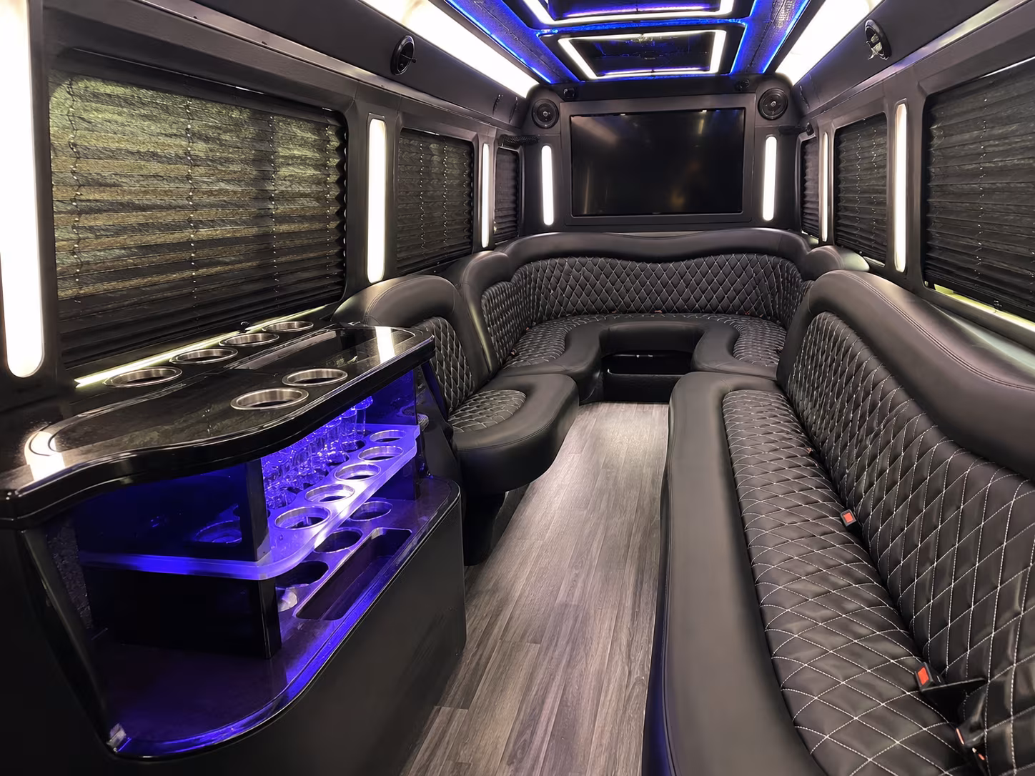 night on town party bus rental