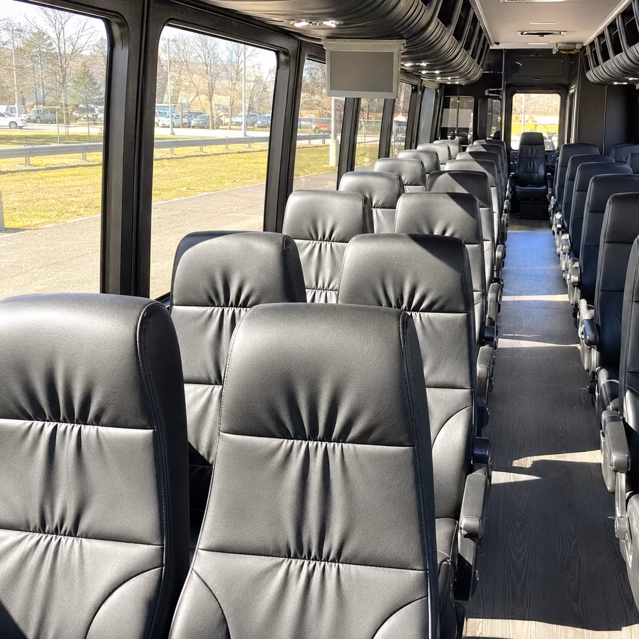 pomona 25 passenger minibus inside