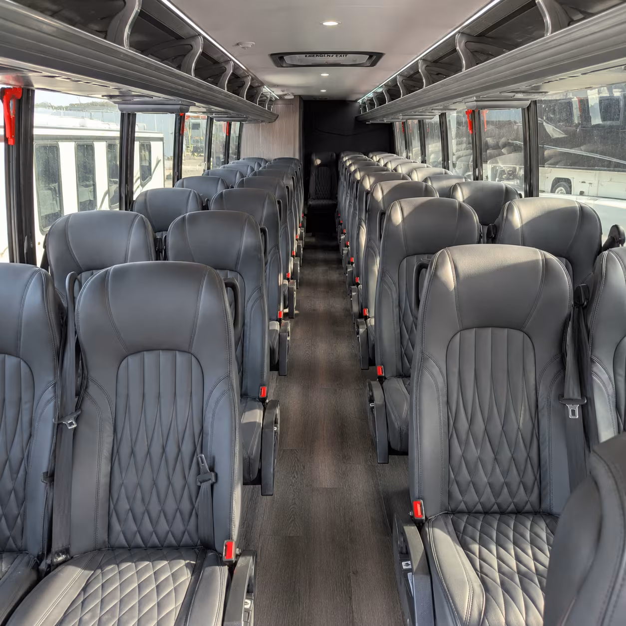 pomona 28 passenger minibus inside