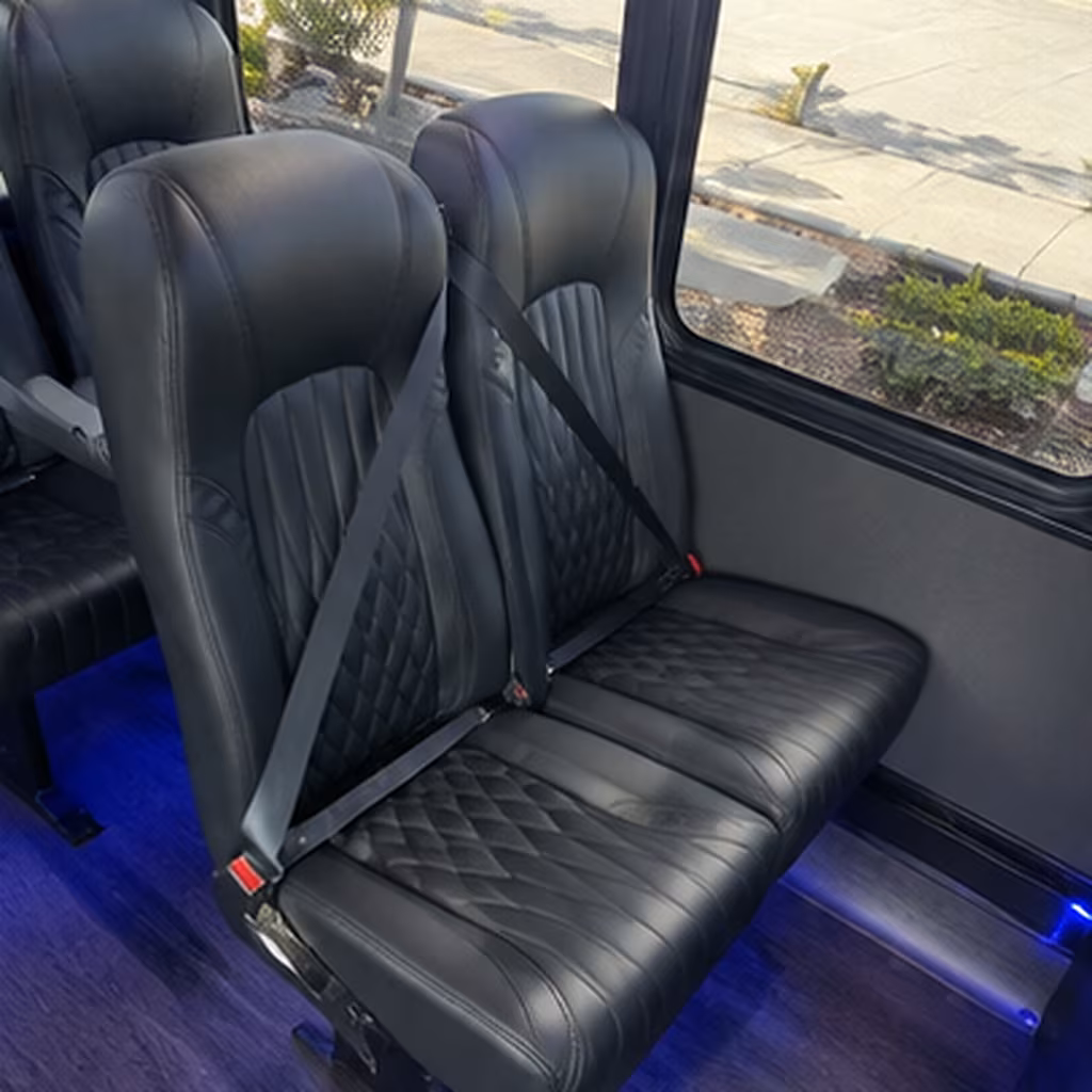 pomona 30 passenger minibus inside