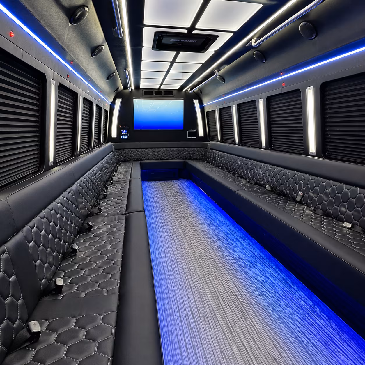 pomona party bus inside