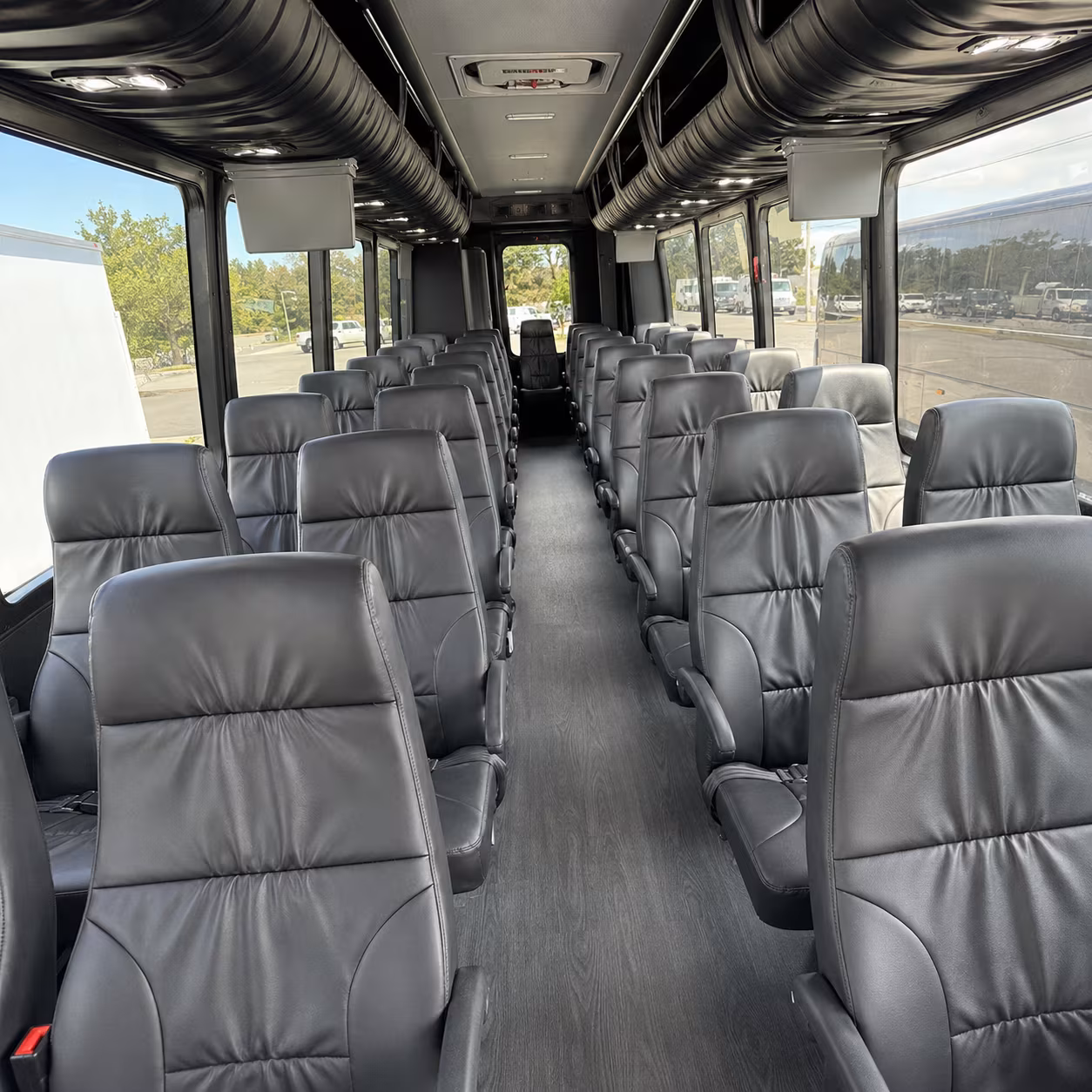 shuttle buses for wedding guests between pomona hotels and ceremony venues